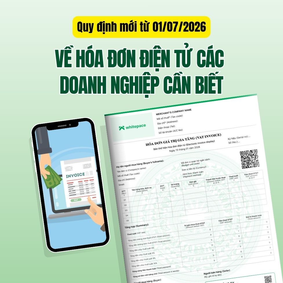 Cập nhật quy định mới nhất về hoá đơn điện tử